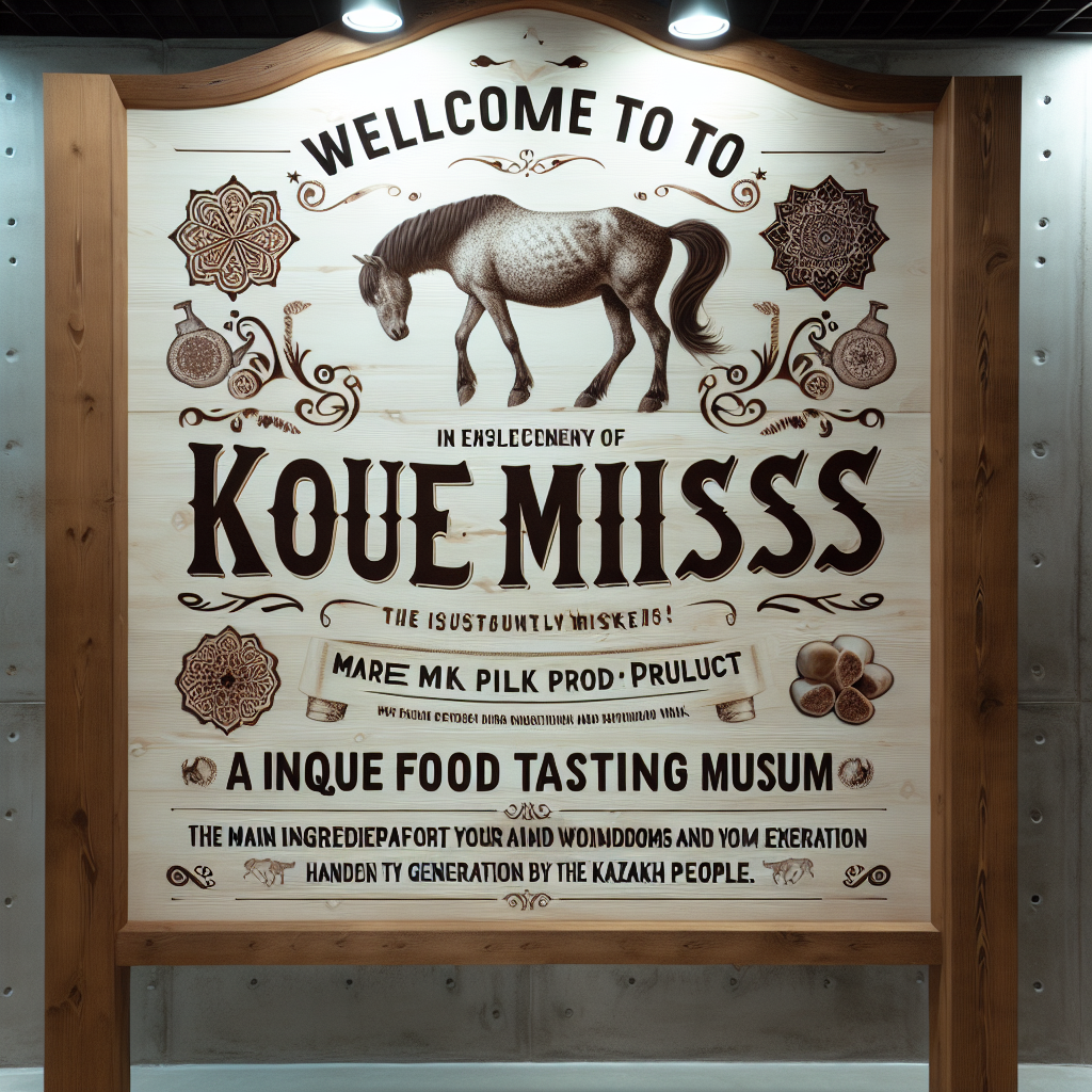 Welcome to a unique food tasting museum dedicated to showcasing and spreading the essence of Kazakh koumiss mare milk product culture. Here, we aim to transport you through time and space with every bite of the distinctively flavored koumiss, allowing you to experience the wisdom and emotions handed down from generation to generation by the Kazakh people. The main ingredient of koumiss is indeed mare’s milk.